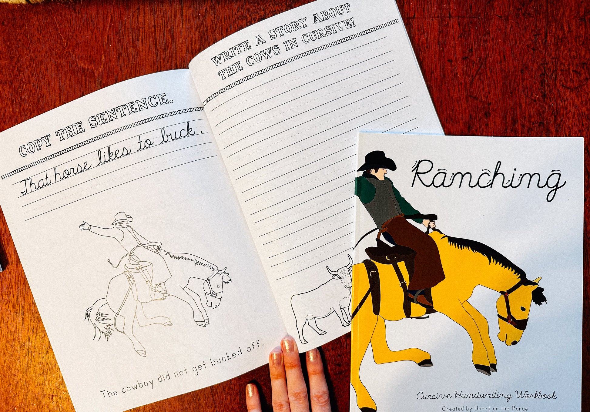 Ranching Cursive Inside Activity Page