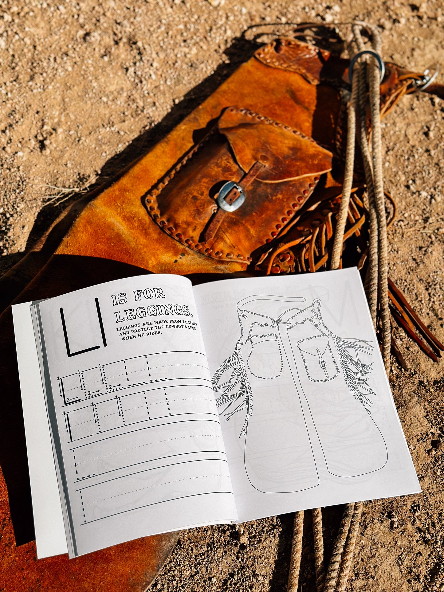 Inside Ranching ABC Workbook page example