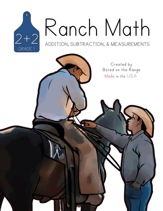 Ranch Math Grade 1: Addition, Subtraction, & Measurements 