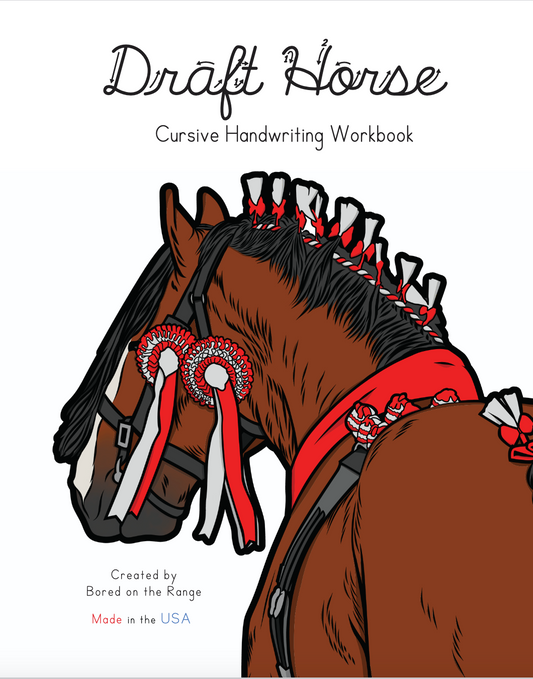 Draft Horse Cursive Workbook