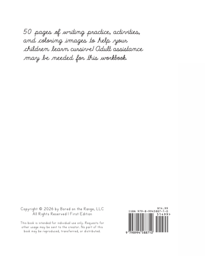 Draft Horse Cursive Workbook